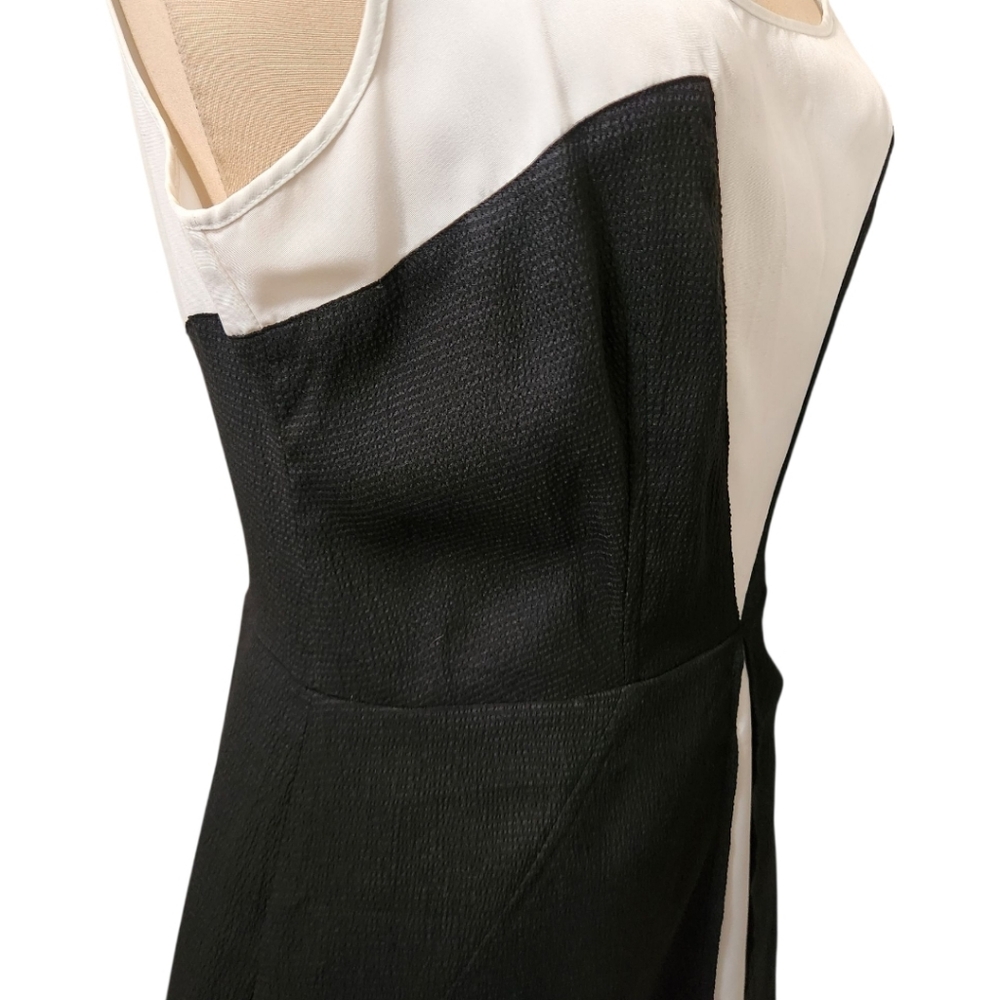 ZAC POSEN Two-tone Faille Fit & Flare Dress - Size 10 - Picture 6 of 15